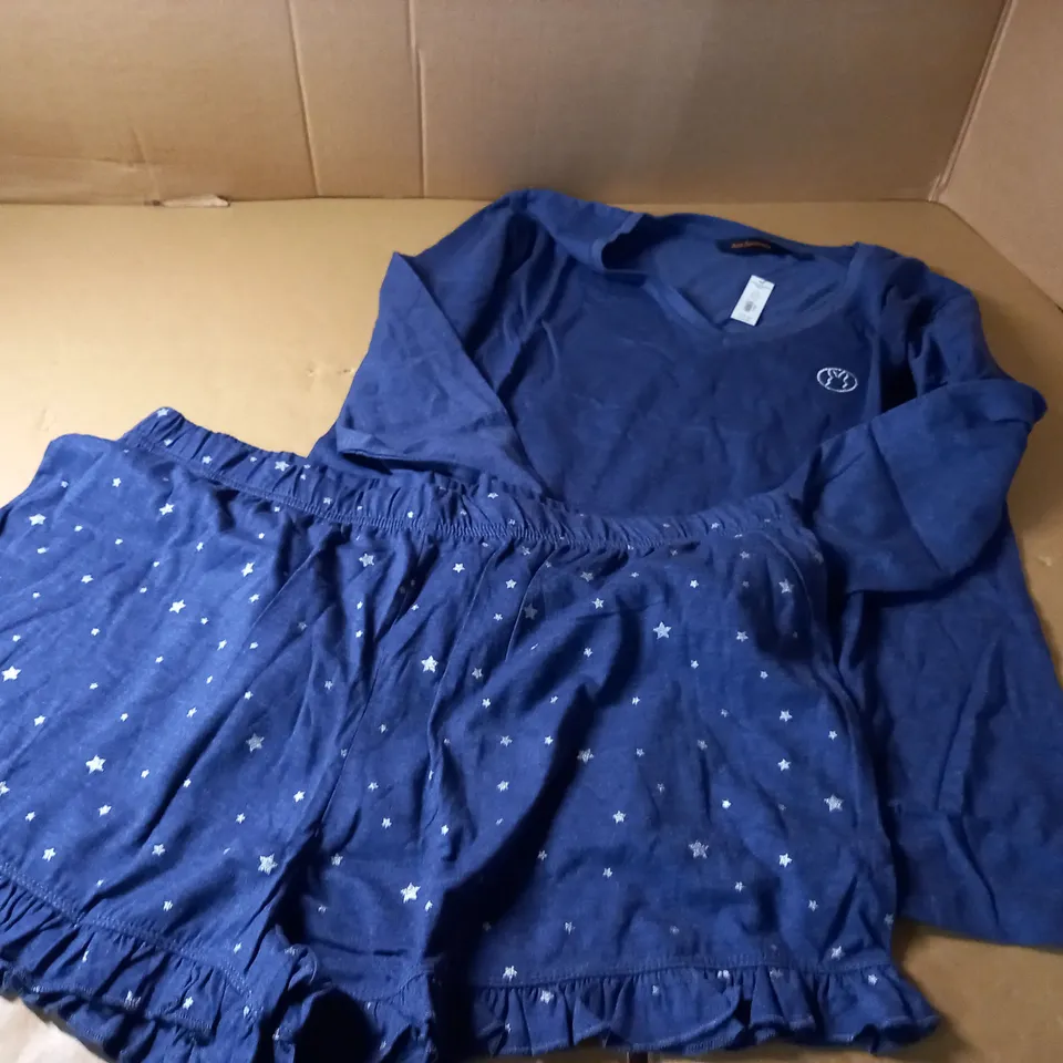 ANN SUMMERS SPARKLE LONG SLEEVE SHORT SET - SIZE 16-18