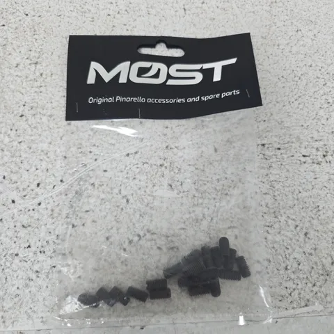 PINARELLO ORIGINAL SPARE PARTS – TORX M6X12 GRUB SCREWS, BLACK INOX, 20 PIECES