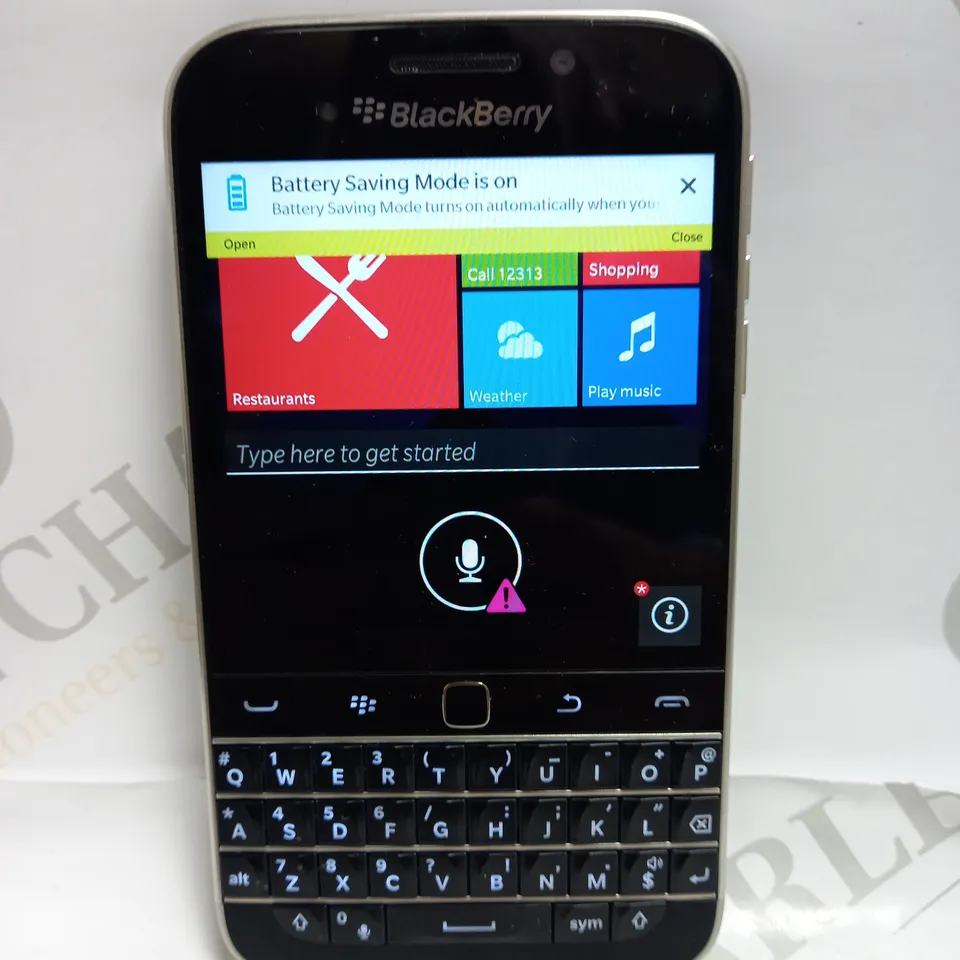 BLACKBERRY CLASSIC MOBILE PHONE