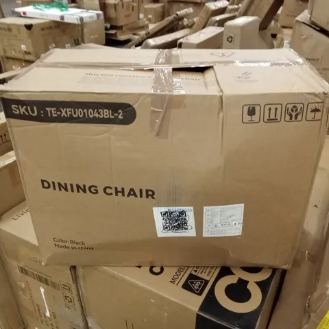 BOXED DINING CHAIR - BLACK (1 BOX)