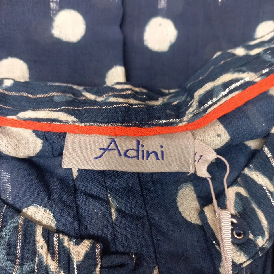 ADINI NAVY MIX NORI TUNIC – INK SPOT PRINT, SIZE L1 (WOMEN’S CLOTHING)