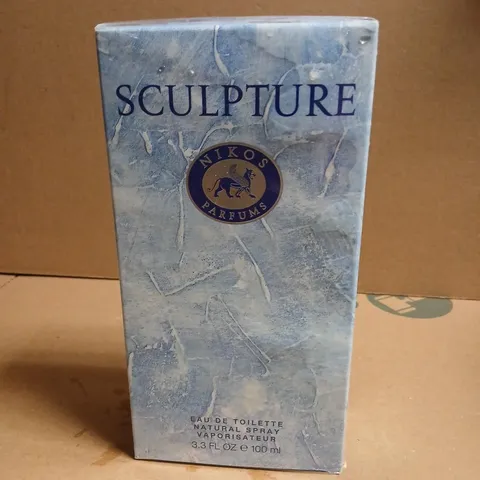 BOXED AND SEALED SCULPTURE NIKOS PARFUMS EAU DE TOILETTE 100ML