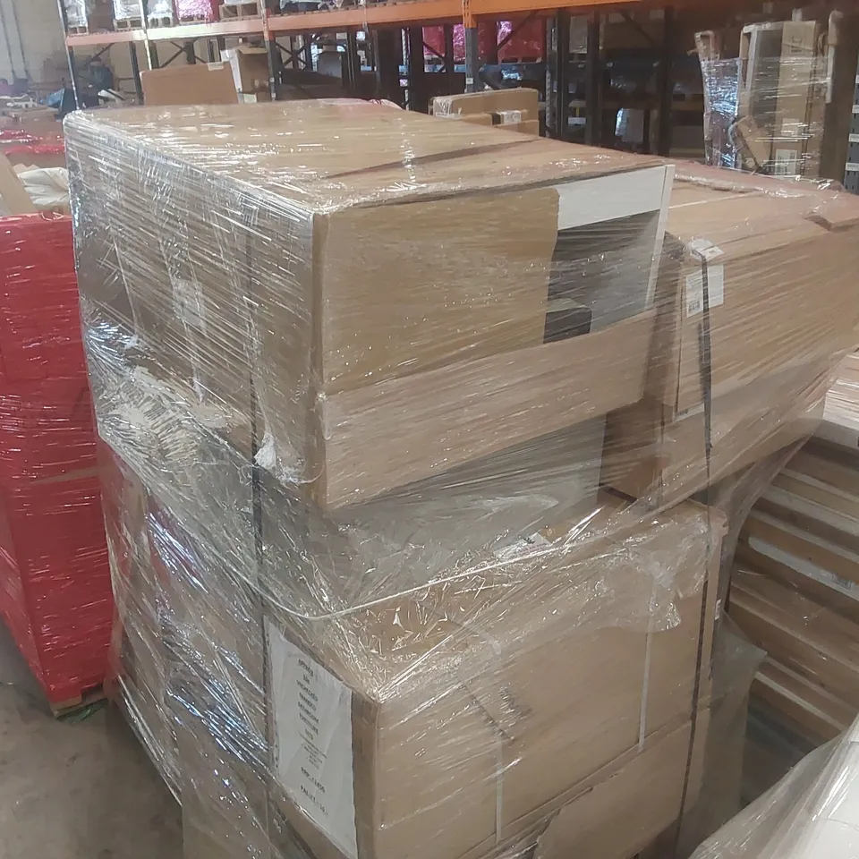 PALLET CONTAINING APPROXIMATELY 13x BRANDED BATHROOM FURNITURE SETS