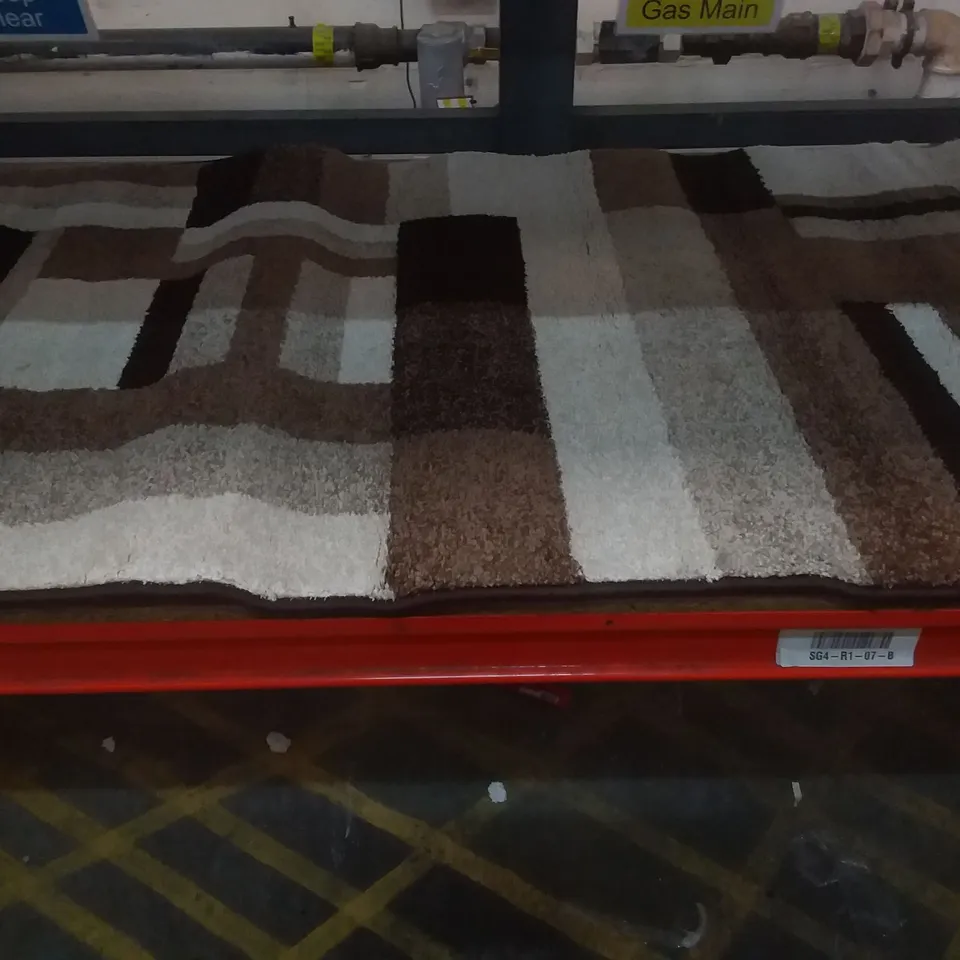 ESPINOZA RUG - BROWN / CREAM 