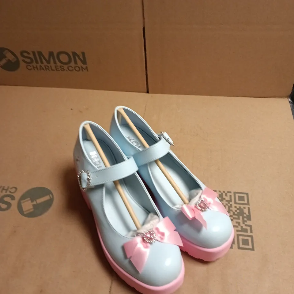 KOI TIRA MARY JANES 'POODLE PRINCESS EDITION' UK 6 – BLUE