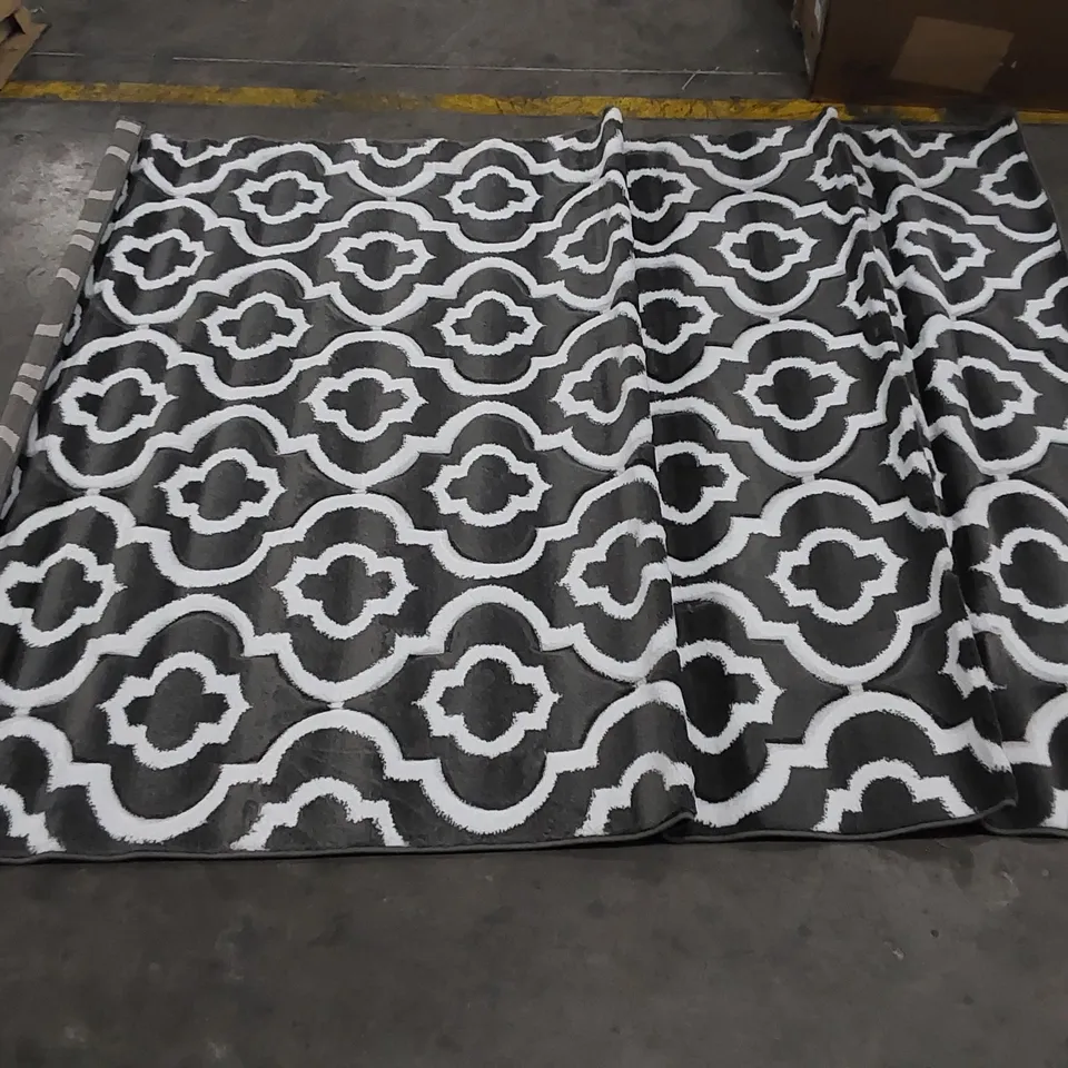 MODERN TRENDZ RUG - GREY // SIZE: 160 X 220cm