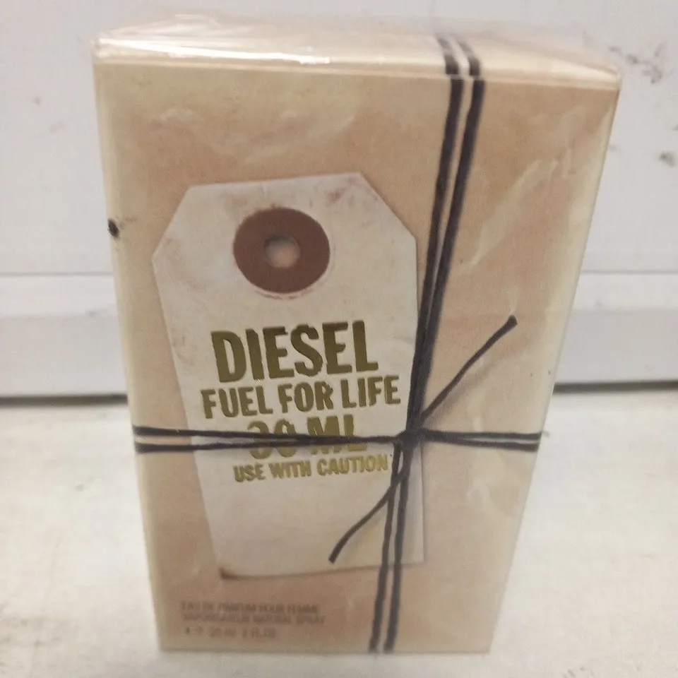 BOXED AND SEALED DIESEL FUEL FOR LIFE EAU DE PARFUM 30ML