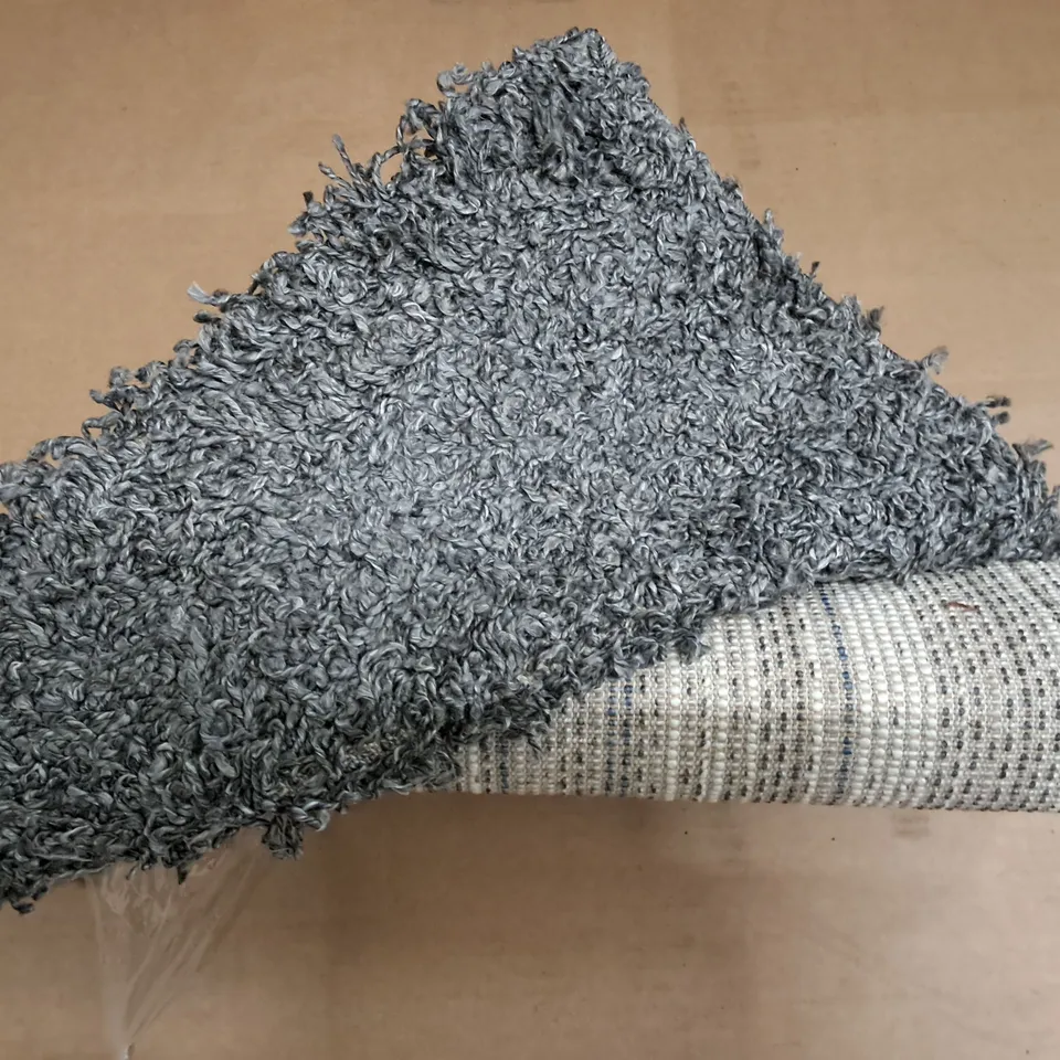 BRAND NEW PACO TRIP RUG IN ANTHRACITE - 140X200CM