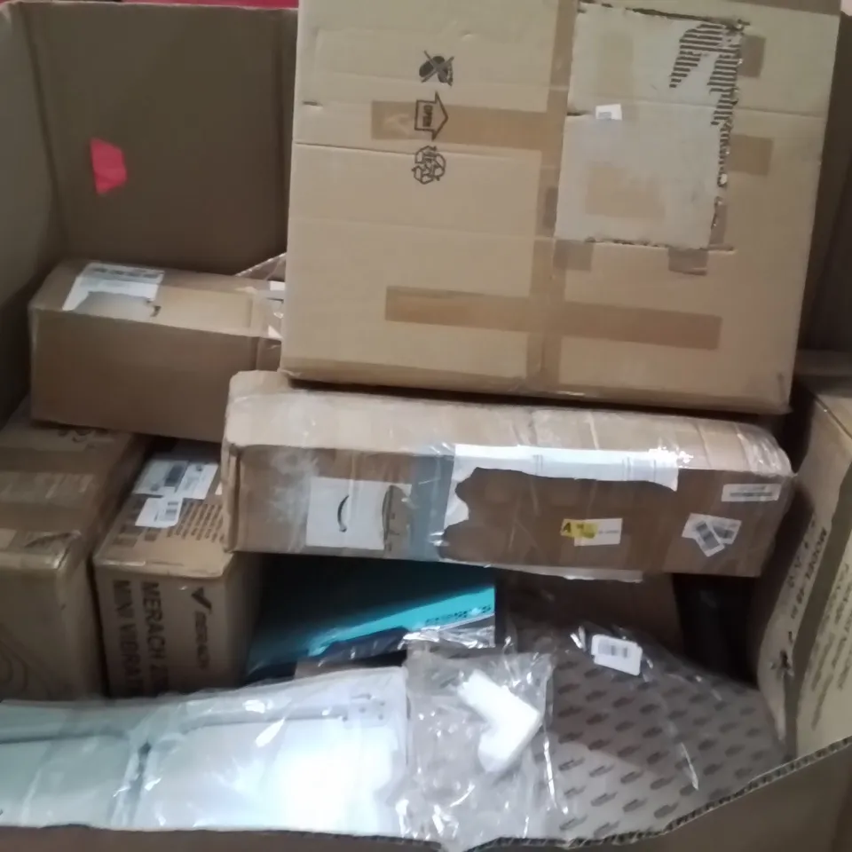 PALLET OF ASSORTED HOUSEHOLD GOODS AND PRODUCTS TO INCLUDE; MINI FITNESS TRAMPOLINE,40" FOLDING TRAMPOLINE,48 INCH HEXAGON,INSECT KILLER MACHINE 