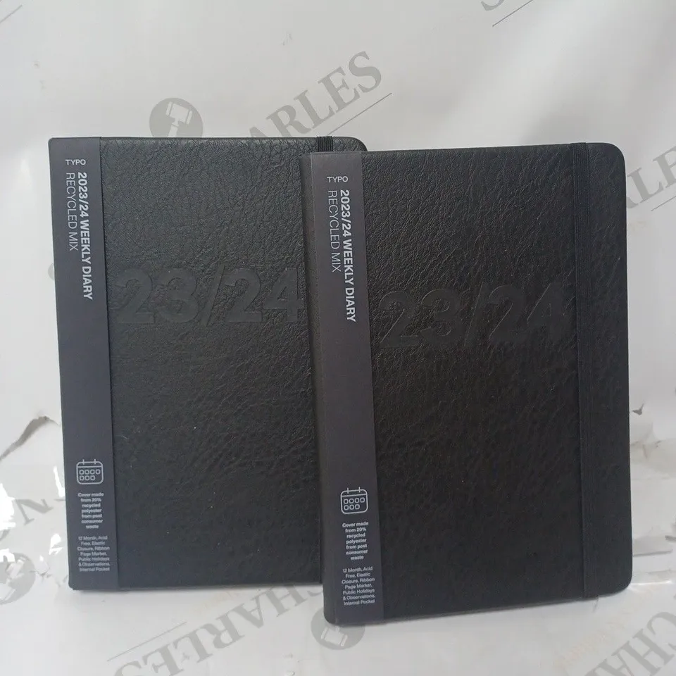 2 X 23/24 BLACK BUFFALO DIARY 