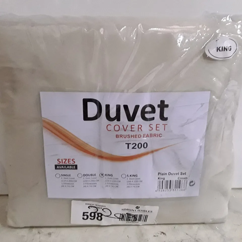KIRANJOI MICROFIBRE 200TC REVERSIBLE DUVET COVER SET 