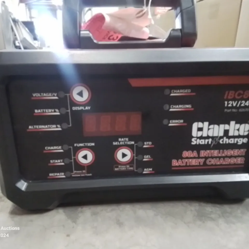 CLARKE 80AMP INTELLIGENT BATTERY CHARGER