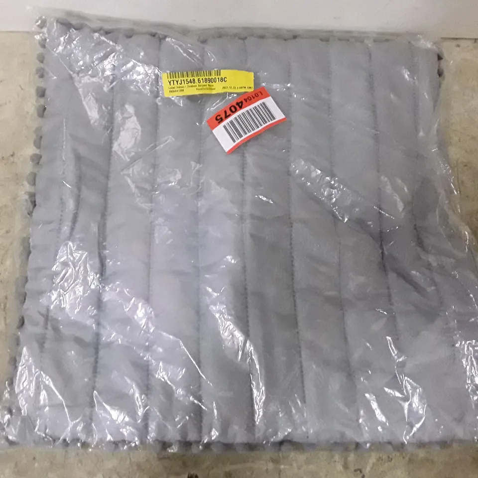 BAGGED LOBEL INDOOR/OUTDOOR STRIPED SQUARE SCATTER CUSHION COVER
