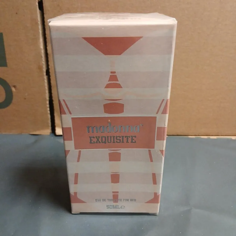 BOXED AND SEALED MADONNA EXQUISTITE EAU DE TOILETTE 50ML