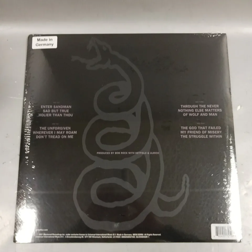 SEALED METALLICA SOME BLACKER LIMITED EDITION MARBLE COLOURED VINYL