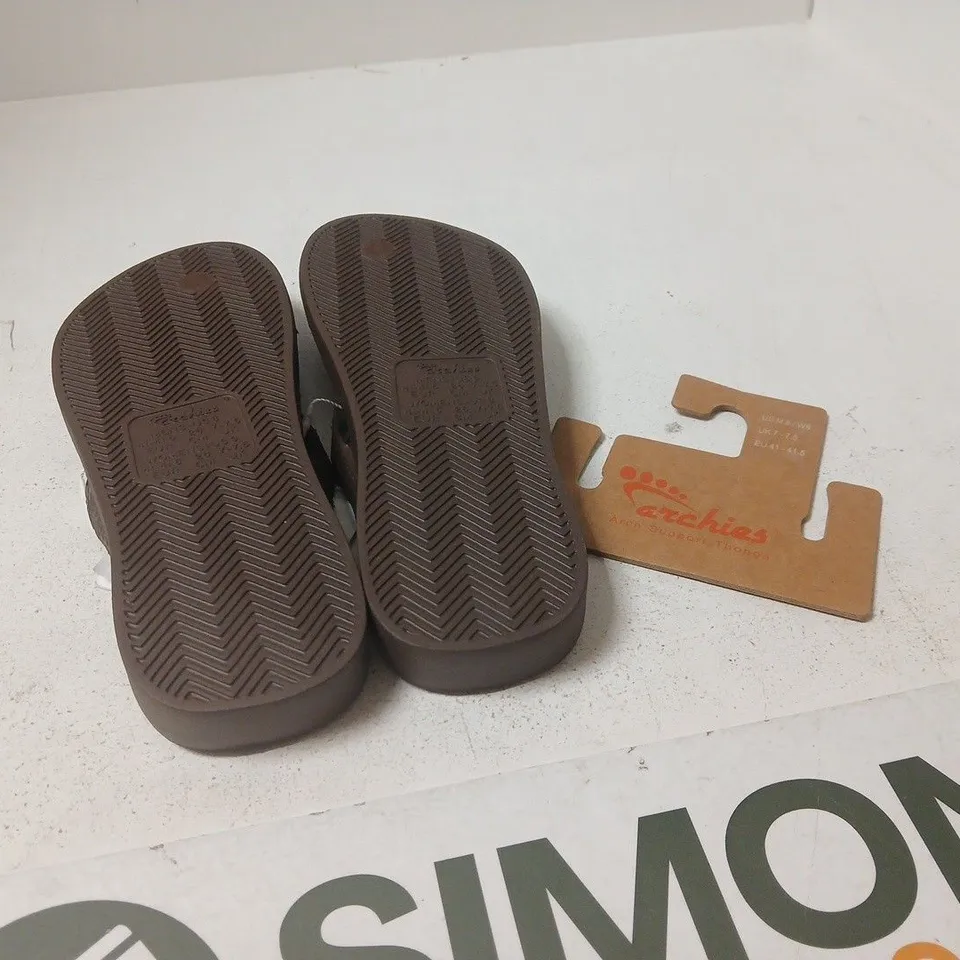 HAVAIANAS BROWN FLIP-FLOPS – UK 7-7.5 (US 8 / EU 41-41.5)