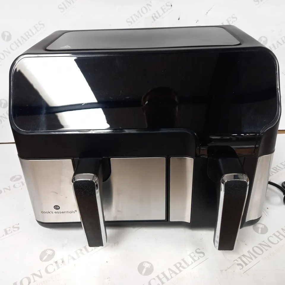 BOXED COOK'S ESSENTIALS 7.7L DUAL AIR FRYER