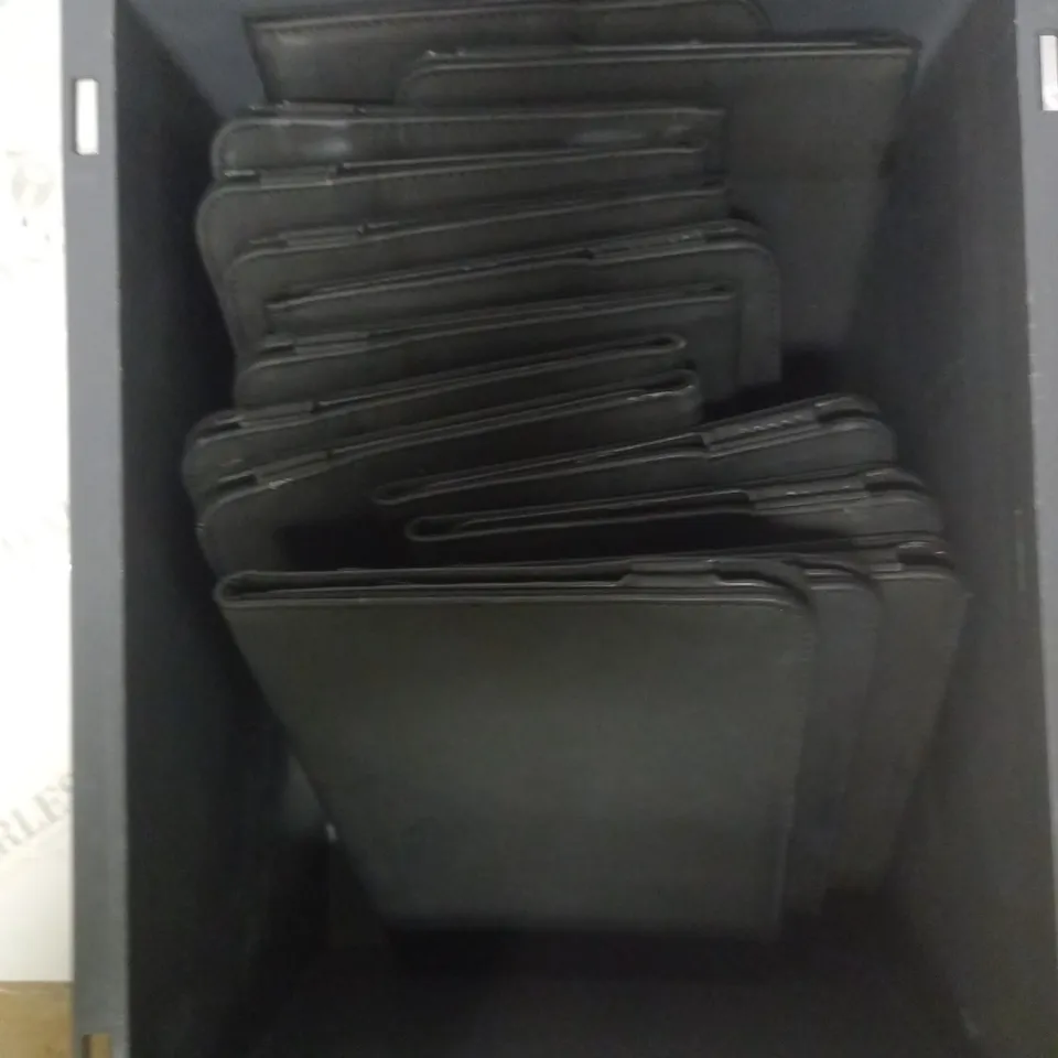BOX OF 14 LOGIK BLACK TABLET CASES - MODEL UNSPECIFIED 