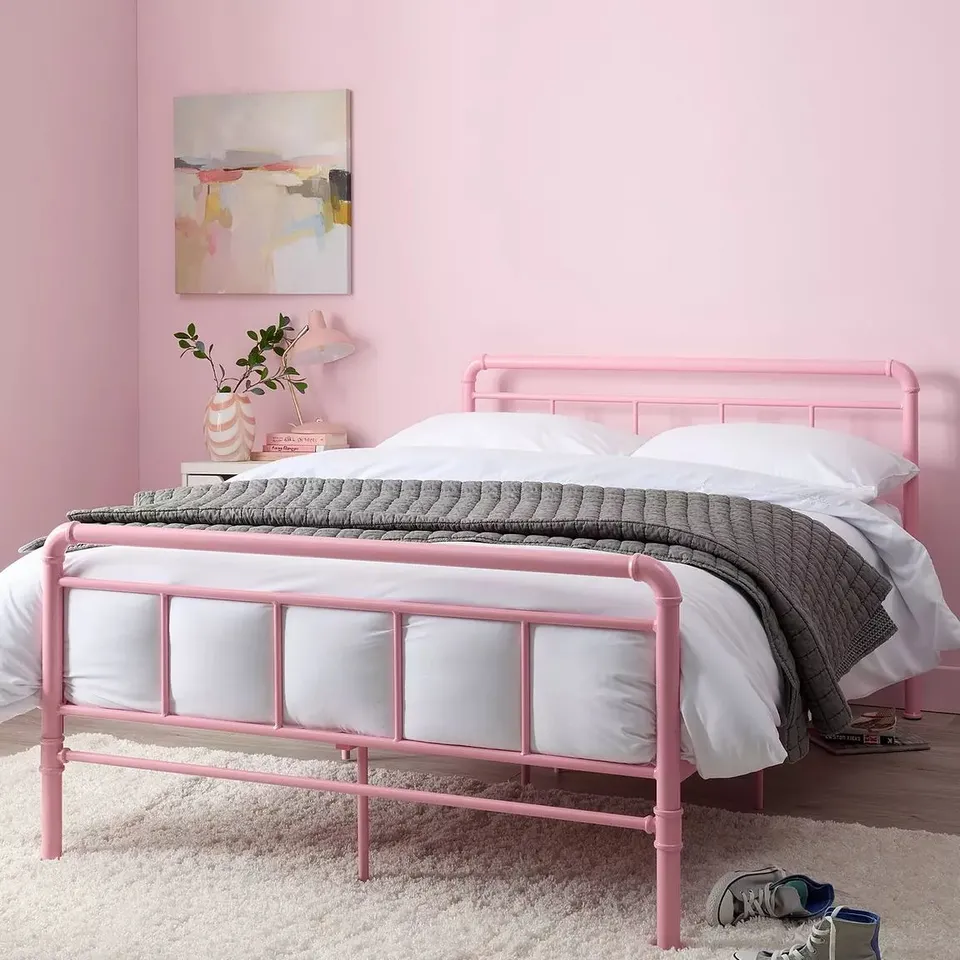 THE VERY COLLECTION FREDDIE METAL SMALL DOUBLE BED FRAME