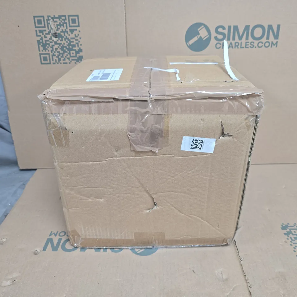 GARDEN STORIES OUTDOOR SOLAR LEAF PATTERN ROUND LANTERN 