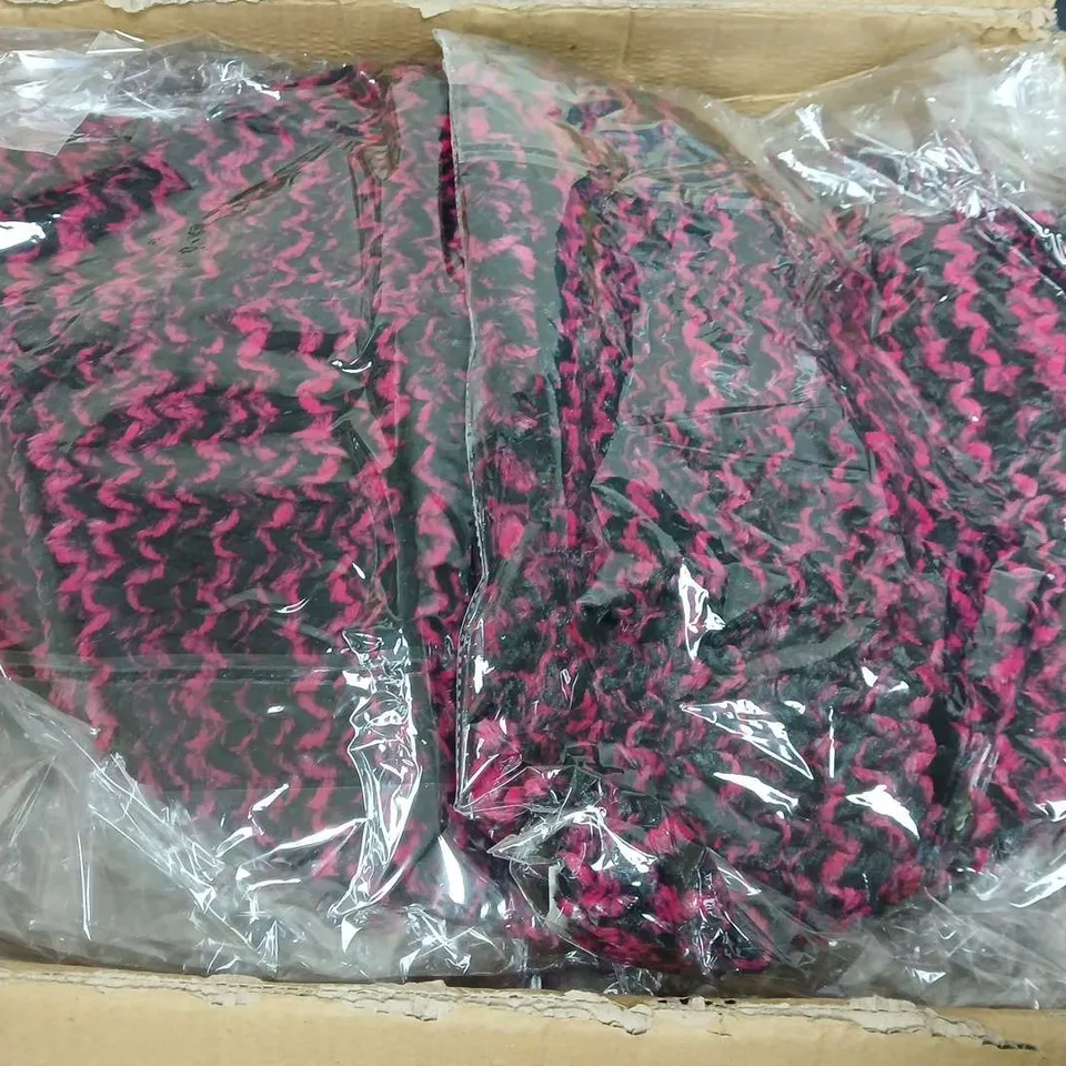 APPROXIMATELY 50 ASSORTED PIAROSSINI BAILEY SNOODS IN BLACK/PINK