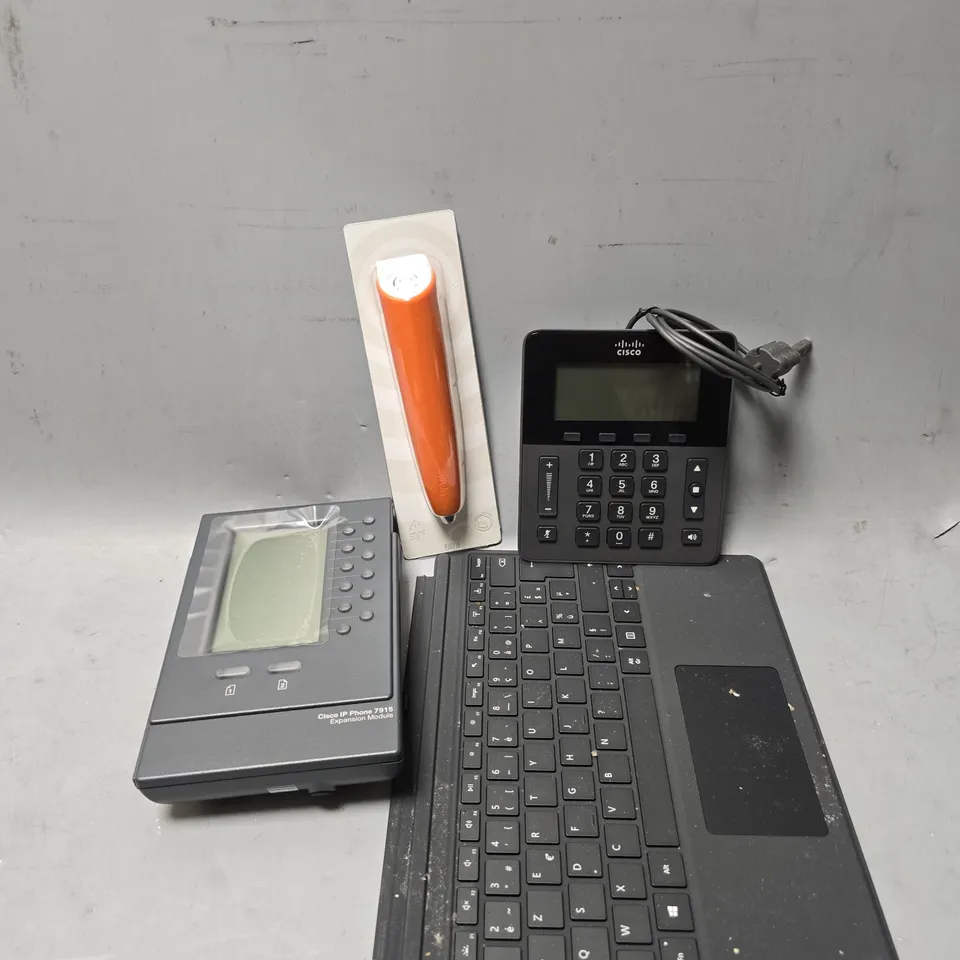 BOX OF APPROXIMATELY 10 ASSORTED ITEMS TO INCLUDE - CISCO IP PHONE 7915 , TIPTOI RAVENSBURGER ETC