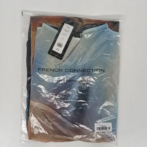 BAGGED FRENCH CONNECTION MARINA MESH OMBRE COLUMN DRESS IN OMBRE MULTI SIZE SMALL