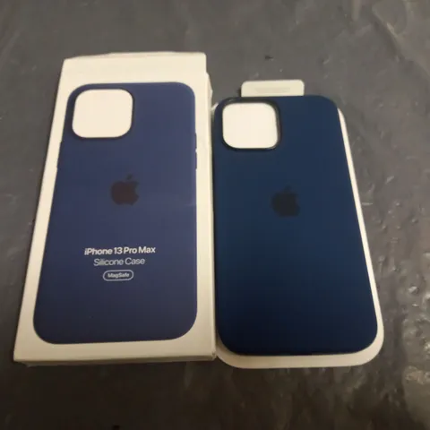 BOXED IPHONE 13 PRO MAX SILICONE CASE IN BLUE