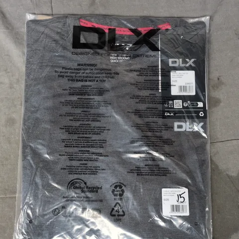 BAGGED DLX CHARLIE MALE TOP IN DARK GREY SIZE LARGE