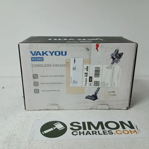 VAKYOU VC002 CORDLESS VACUUM CLEANER