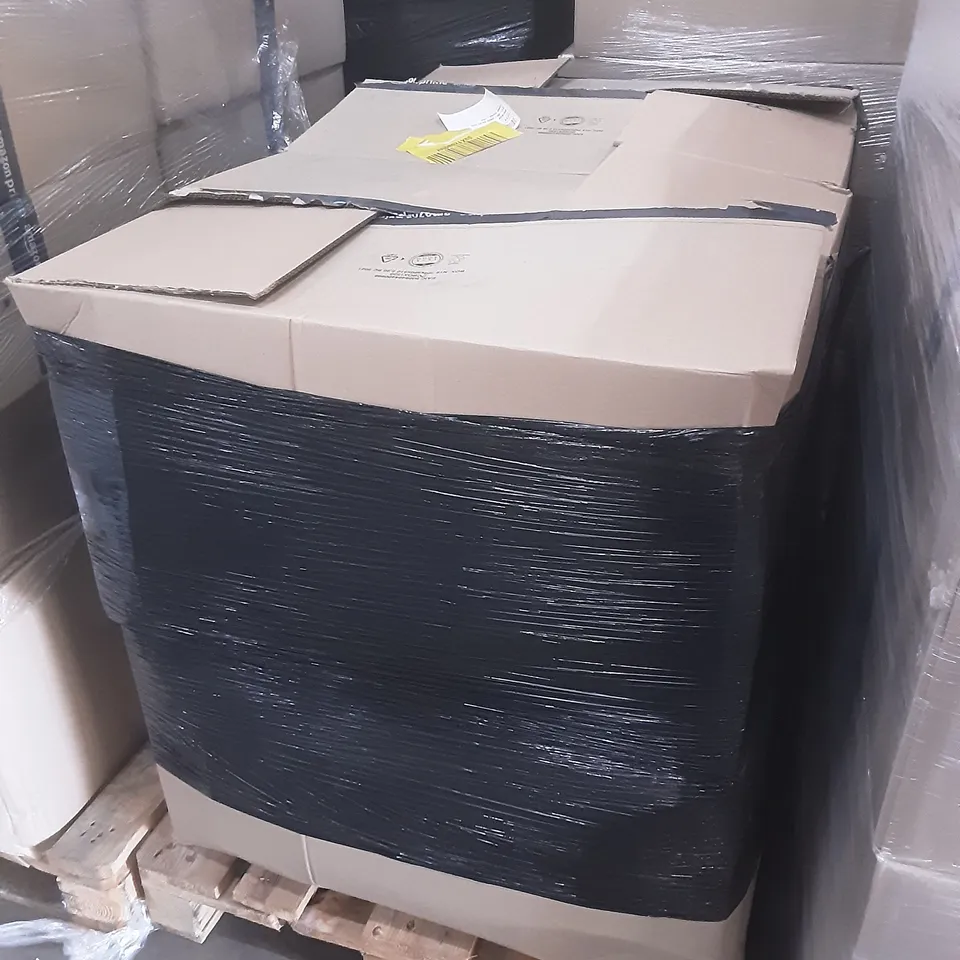 PALLET OF ASSORTED HOMEWARE ITEMS TO INCLUDE TOTE BAGS, WOMENS CLOTHES, STORAGE TRAYS ETC
