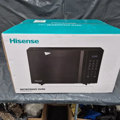 HISENSE 23 LITRE MICROWAVE, BLACK [H23MOBS5HUK] - BOXED