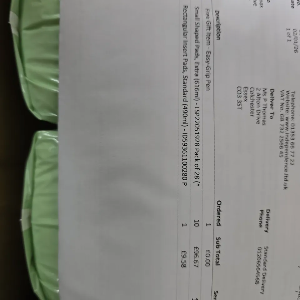 LILLE SUPREME HEALTHCARE INCONTINENCE PADS – PACK OF 28 (10 PACKS)