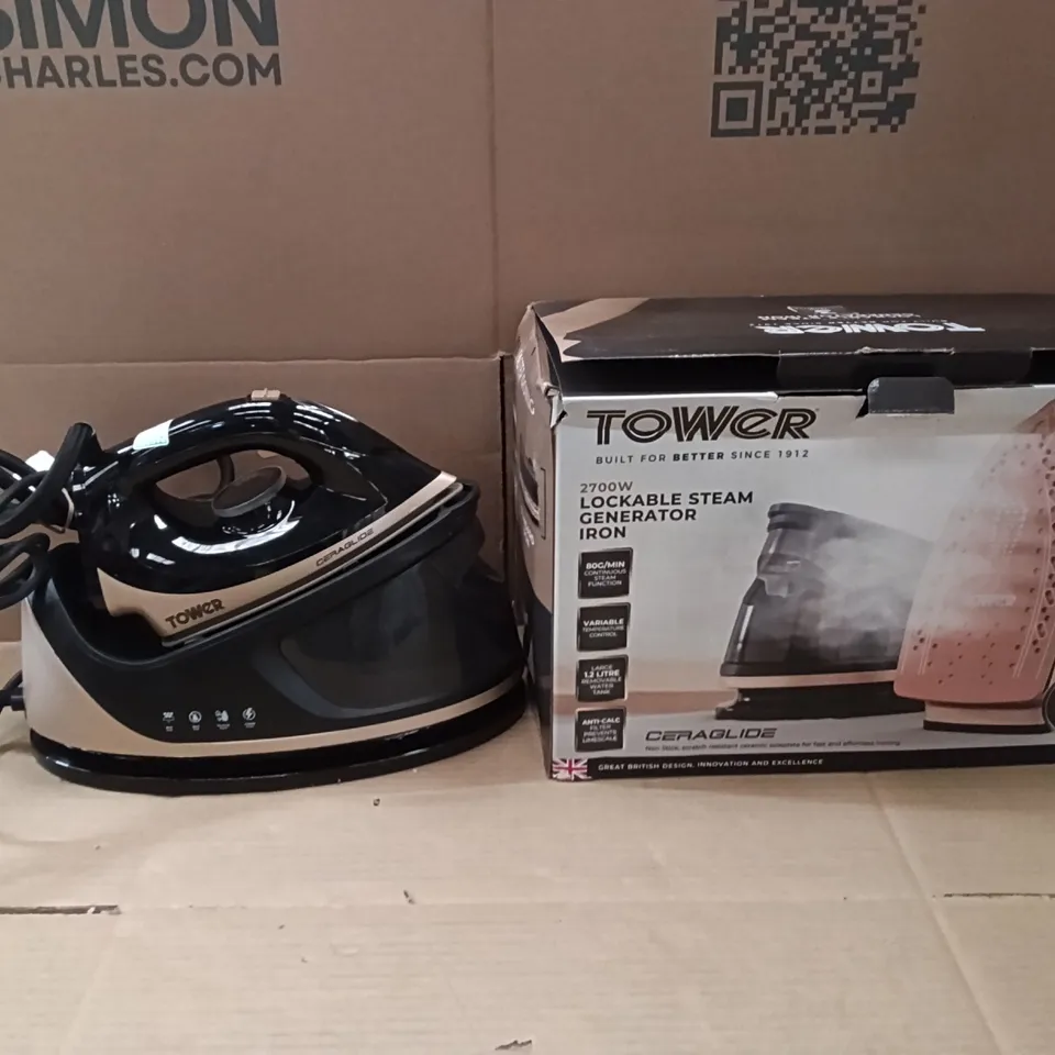BOXED TOWER STEAM IRON T22023GLD