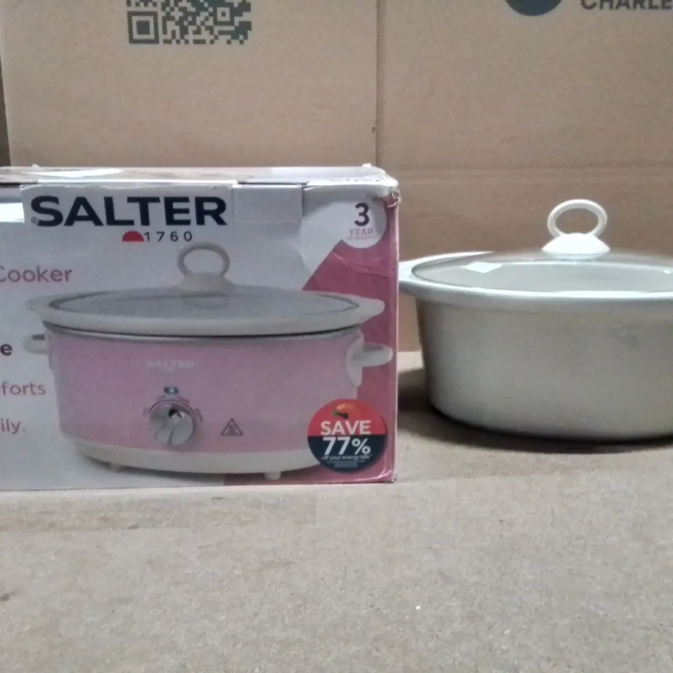 BOXED SALTER 6.5 LITRE SLOW COOKER