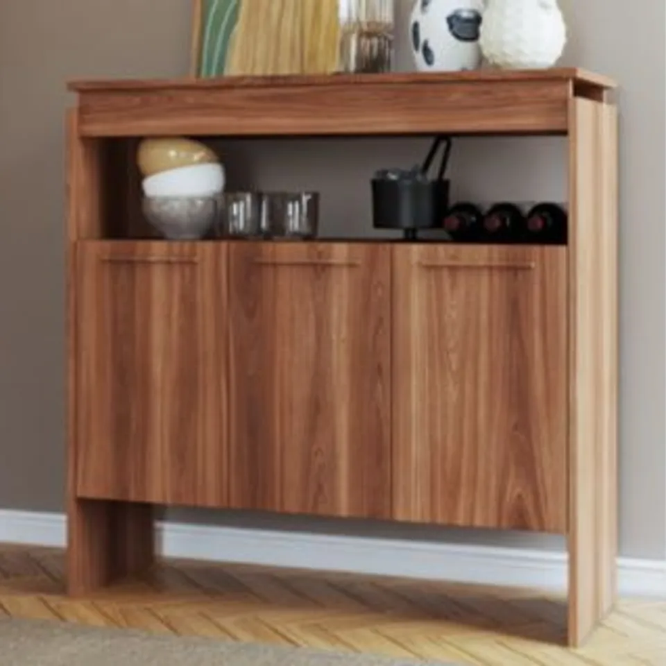 BRAND NEW BOXED OLSEN OAK THREE DOOR SIDEBOARD