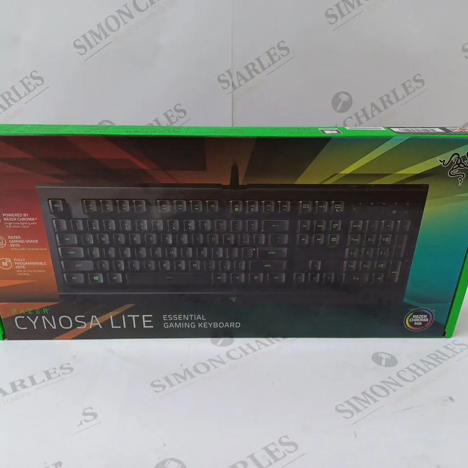 BRAND NEW BOXED RAZER CYNOSA LITE ESSENTIAL GAMING KEYBOARD
