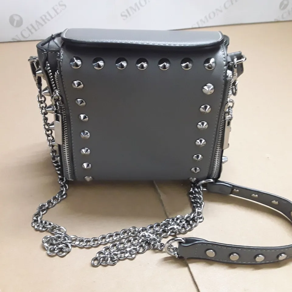 GREY STUD SMALL BAG 