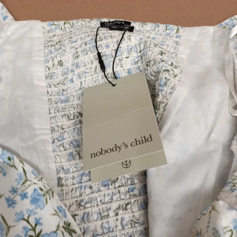 NOBODYS CHILD WHITE ELITE SWEETHEART TOP UK 10 TAGGED