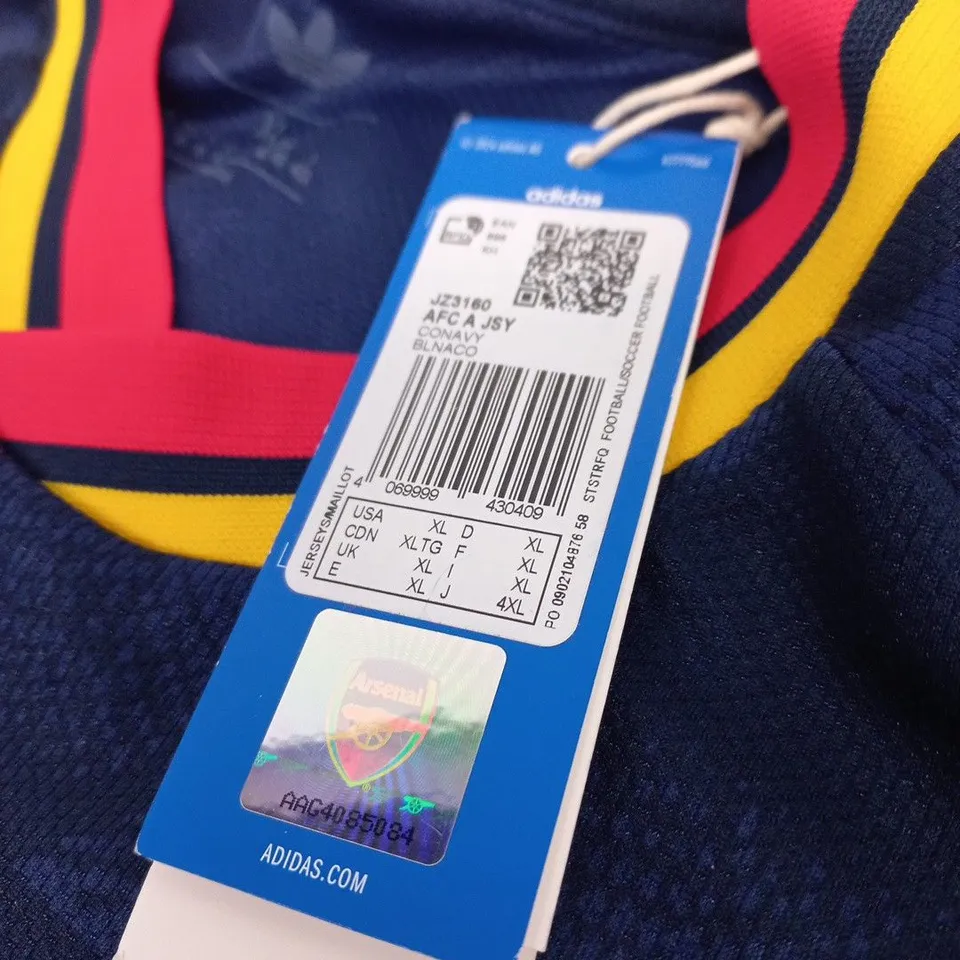 ADIDAS ARSENAL FOOTBALL CLUB JERSEY – BLUE, OFFICIAL LICENSED PRODUCT (XL)