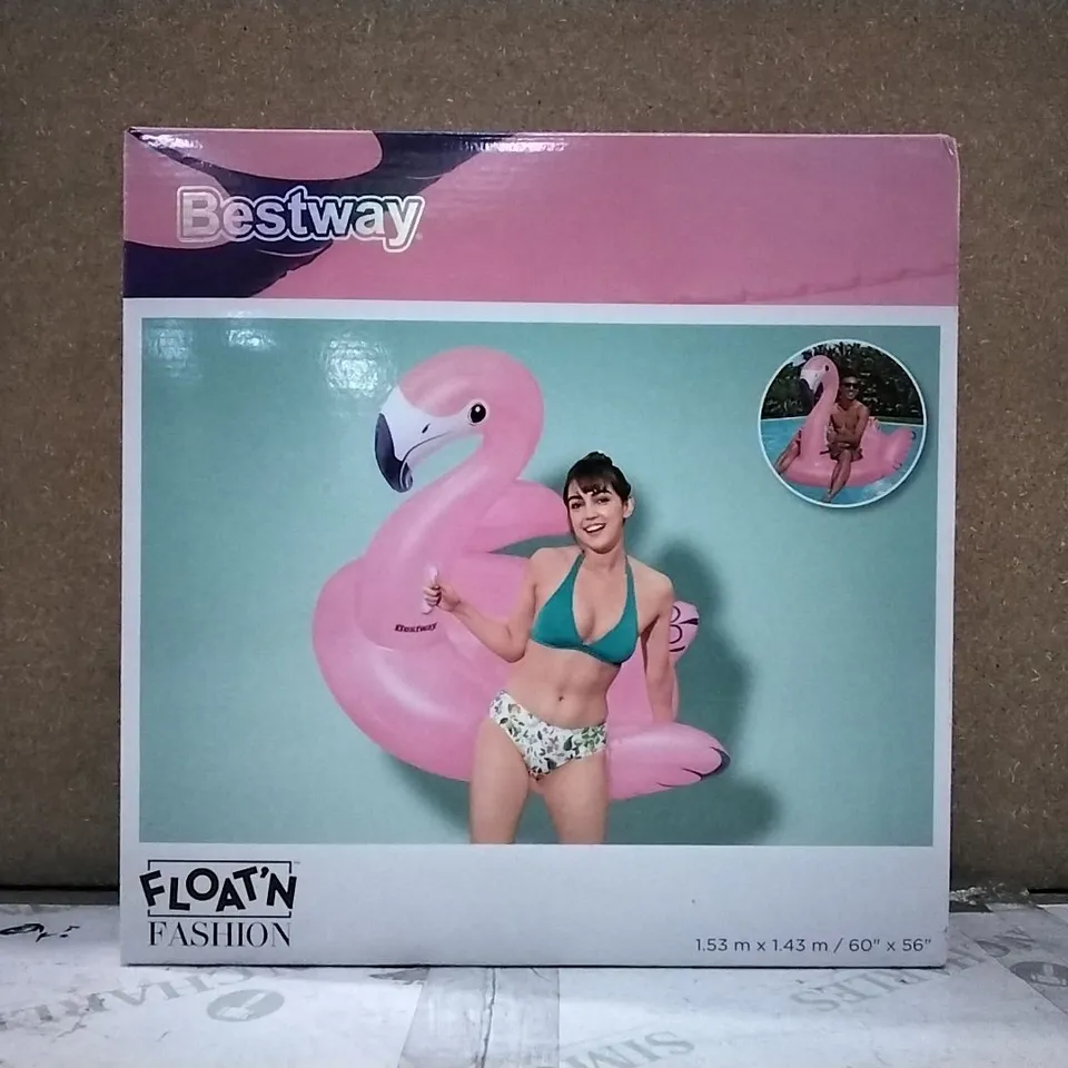 BRAND NEW BOXED BESTWAY LUXURY FLAMINGO RIDE-ON SWIMMING POOL INFLATABLE 