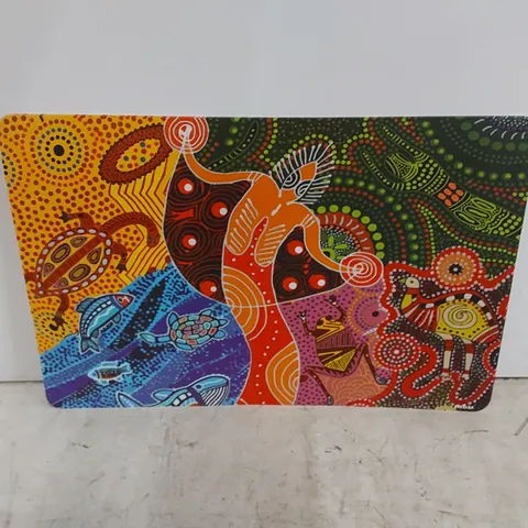 ABORIGINAL ABSTRACT RECTANGLE PLACEMATS - SET OF 6