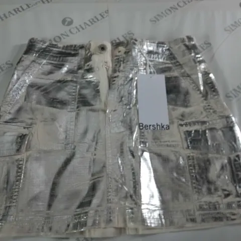BERSHKA CARGO MINI SKIRT - S