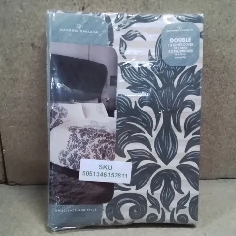BRAND NEW GAVENO CAVAILIA DOUBLE DUVET COVER SET - CREAM 