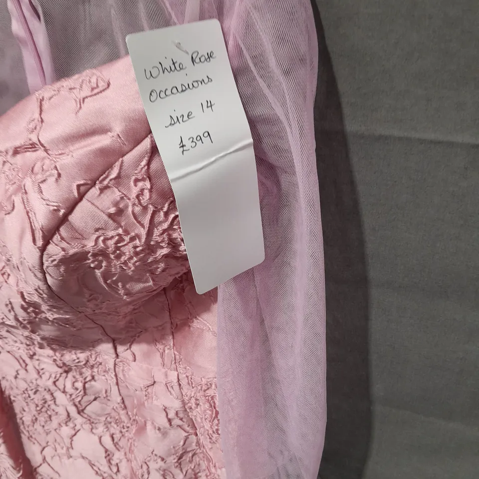 WHITE ROSE OCCASIONS PINK DRESS - 14