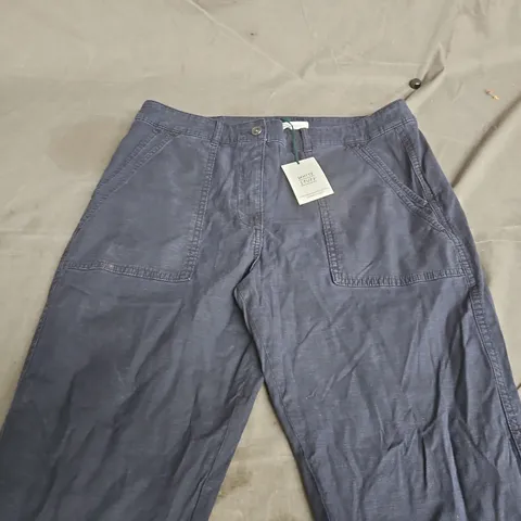 WHITE STUFF TWISTER CHINO TROUSER – DARK NAVY, UK 14 (EU 42 / US 10)