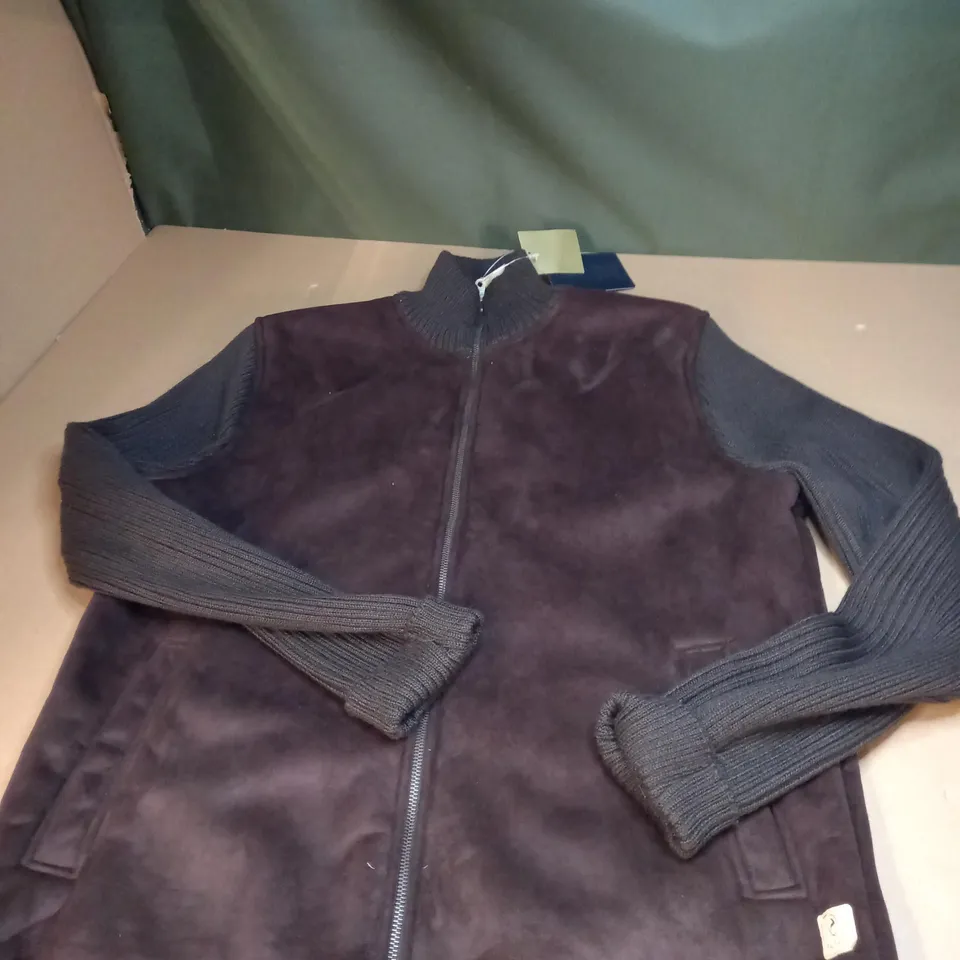 MENS P.G. FIELD DARK CHOCOLATE JACKET SIZE M