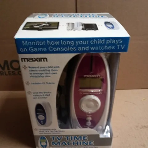 MAXIM TV TIME MACHINE IN PINK – PARENTAL CONTROL TIMER FOR TV & CONSOLES 