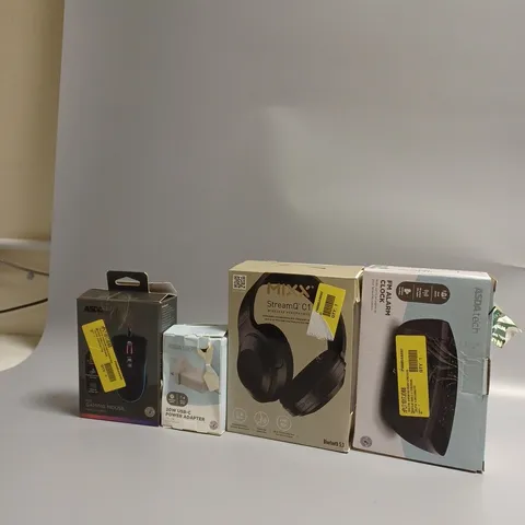 APPROXIMATELY 20 ASSORTED ELECTRICAL ITEMS TO INCLUDE CHARGERS , HEADPHONES, DVD PLAYERS, ETC