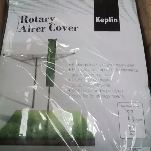 BOX CONTAINING APPROXIMATELY 48 BRAND NEW ROTARY AIRER COVER